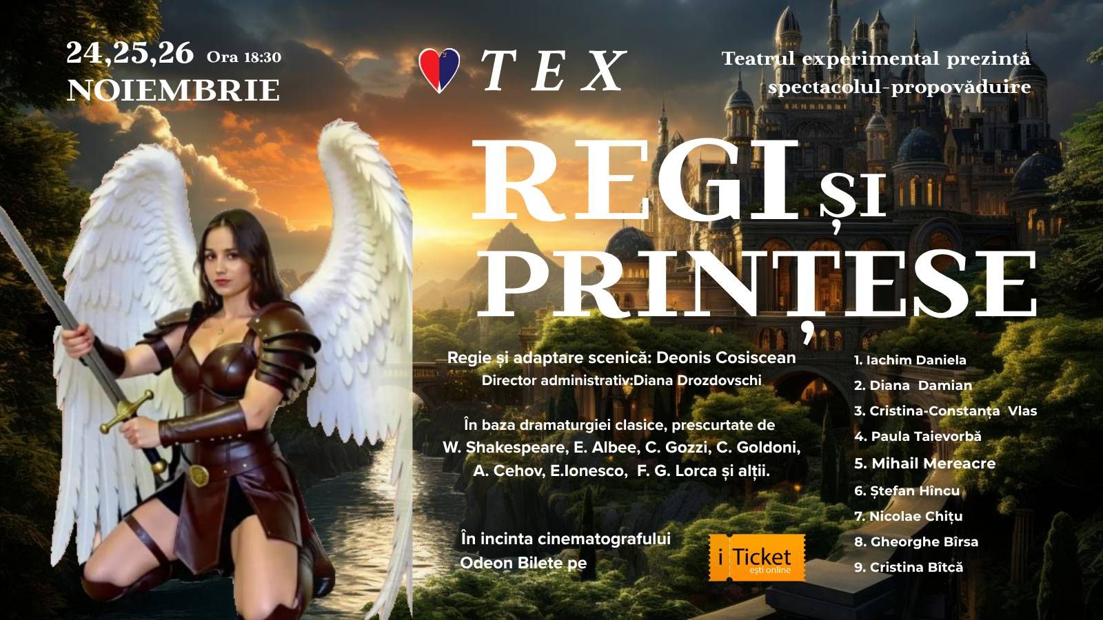 Portret scenic pentru Regi și prințese